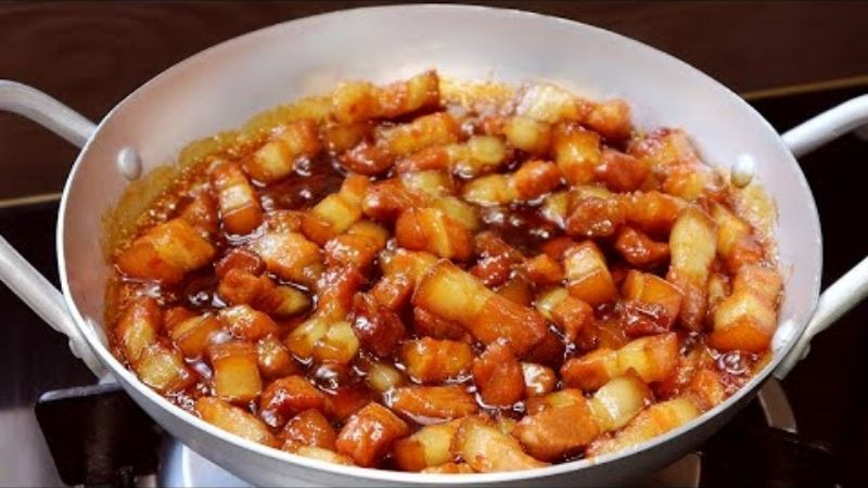 kho nhanh món thịt